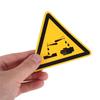 Yellow Corrosion Warning Labels, 5 Paper Labels view 4
