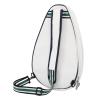 Jelquix Tennis Racket Bag for 2 Rackets, Canvas Sports Equipment Bag with Lightweight Shoulder Strap, Padded Compartment and Wet/Dry Pocket view 3