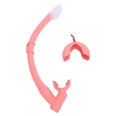 Jelquix 2-in-1 Silicone Dry Snorkel with One-Way Drain Valve, Pink