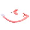 Jelquix 2-in-1 Silicone Dry Snorkel with One-Way Drain Valve, Pink view 3