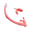 Jelquix 2-in-1 Silicone Dry Snorkel with One-Way Drain Valve, Pink view 4
