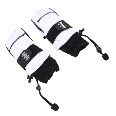 TIKATARER Ski Mittens, Windproof and Snow-Resistant Thermal Lining with Ergonomic 3D Design and Wrist Guards, Ideal for Snowboarding, Skiing and Winter Sports (M)