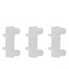 Belnotelt Rubber Bushings, Compatible with 250W/900W, Upper Bottom, Dampers, Replacement Parts for MB1001/201 Mixers, White, 3-Pack view 1