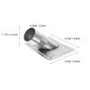 ifundom Universal Stainless Steel Threaded Broom Handle Coupler for 1-Inch Telescopic Poles view 2