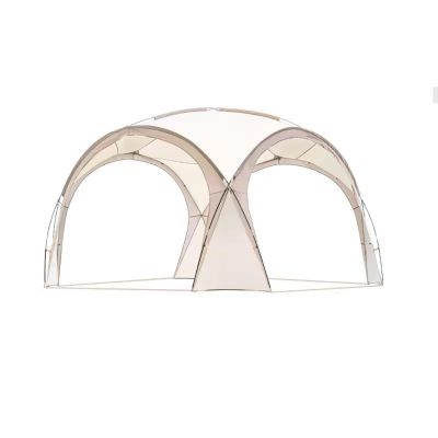 Extra-Large Dome Tent, 420 x 230 cm, Waterproof and Wind-Resistant Shelter for 8–10 People, White