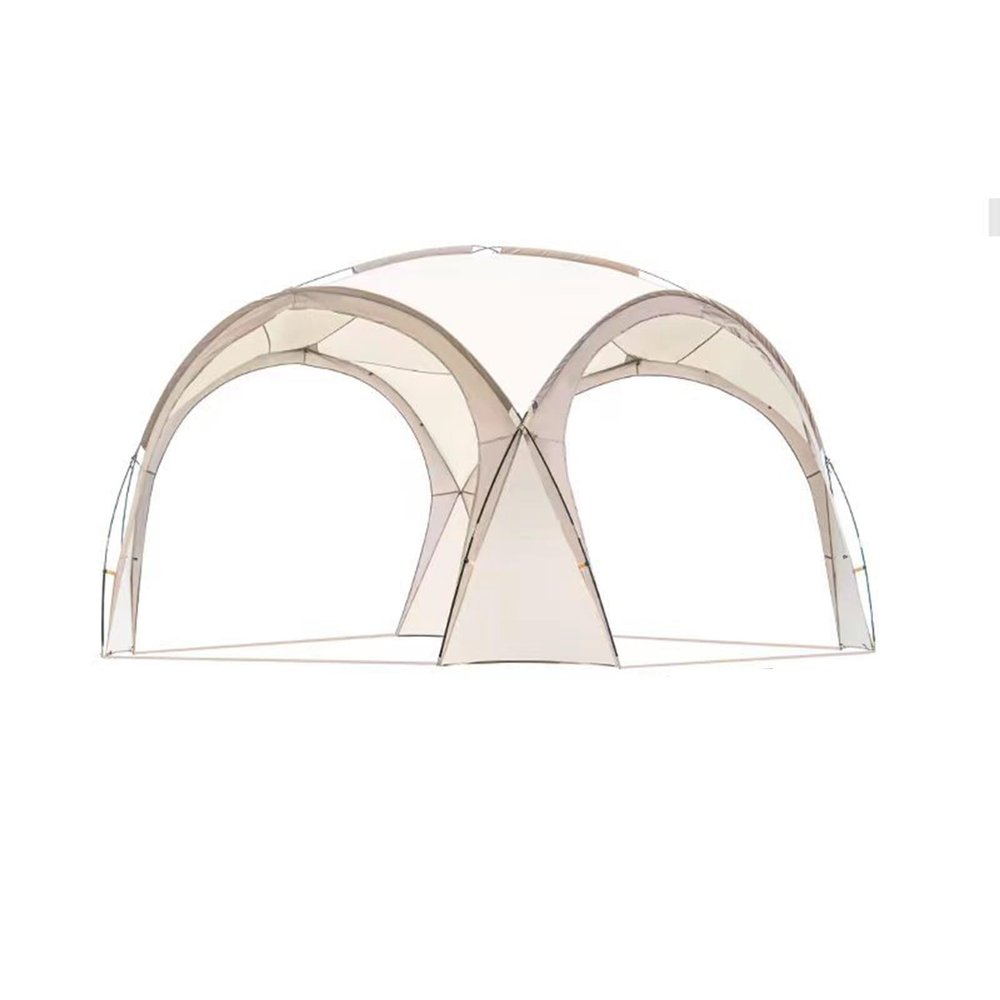 Extra-Large Dome Tent, 420 x 230 cm, Waterproof and Wind-Resistant Shelter for 8–10 People, White