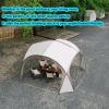 Extra-Large Dome Tent, 420 x 230 cm, Waterproof and Wind-Resistant Shelter for 8–10 People, White view 4
