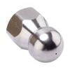 3/8 in. Pressure Washer Drain Cleaning Hose Rotating Nozzle, Silver view 1