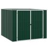 Hompiper Green Garden Shed 195 x 198 x 159 cm Galvanized Steel Model 46253 view 2