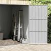 Hompiper Green Garden Shed 195 x 198 x 159 cm Galvanized Steel Model 46253 view 4
