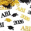 COMOOKA Graduation 2026 Confetti Black Gold - 100 pcs view 1