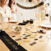 COMOOKA Graduation 2026 Confetti Black Gold - 100 pcs view 3