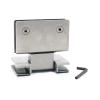 180° Stainless Steel Shower Wall Hinge, Minimalist Style, Silver Finish view 3