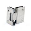 180° Stainless Steel Shower Wall Hinge, Minimalist Style, Silver Finish view 4