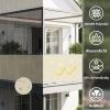 Shade&Beyond Balcony Privacy Screen 95 x 450 cm, Cream view 3