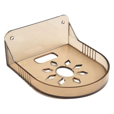 Wall Shelf for Router and Home Decor, No Drilling, Holder for Living Room, Bedroom, Wall Organization (Brown)