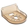 Wall Shelf for Router and Home Decor, No Drilling, Holder for Living Room, Bedroom, Wall Organization (Brown) view 1