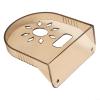 Wall Shelf for Router and Home Decor, No Drilling, Holder for Living Room, Bedroom, Wall Organization (Brown) view 4