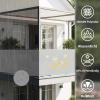 Shade&Beyond Balcony Privacy Screen 55 x 450 cm, Light Gray view 4