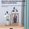 Alasum Double-Sided Iron Photo Frame with String Lights view 4