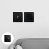 Ranuw Brass Toggle Switch, Industrial Style, Type 86, Flame-Retardant Construction, Brass Wall Plate view 2