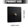 Ranuw Brass Toggle Switch, Industrial Style, Type 86, Flame-Retardant Construction, Brass Wall Plate view 3