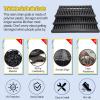 Outdoor Drain Cover, Heavy-Duty Drain Grates, Cuttable Trench Cover, 4-Pack view 3