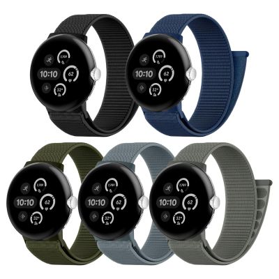 Zspoly Nylon Sport Bands for Pixel Watch 5/4/3/2/1, 41 mm, 5-Pack