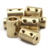Rigid Brass Motor Shaft Coupling, 22 mm, 14 mm, Multiple Bore Sizes for Boats, Cars, and Aircraft (4 mm to 4 mm) view 4