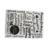 Saluaqui Happy Birthday Clear Stamp for Scrapbooking view 3