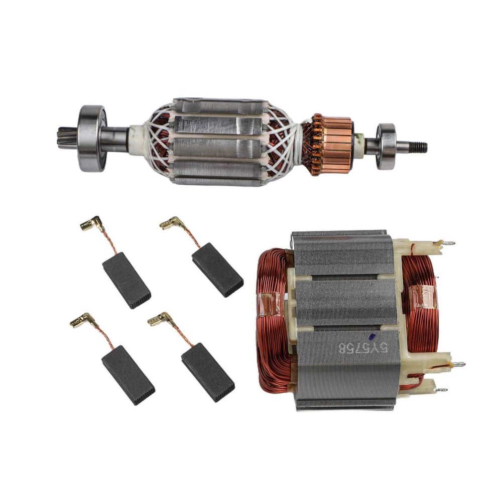 EaseSunny Rotor/Stator Carbon Brush Kit for Makita HR4001C, HR4010C, HR4011C — Replacement Parts 513633-7, 625758-6, CB350