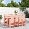 SooIarix 9-Piece Solid Douglas Fir Garden Bar Set with Table and 8 Stools view 1
