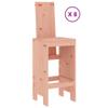 SooIarix 9-Piece Solid Douglas Fir Garden Bar Set with Table and 8 Stools view 2
