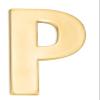 1-Piece Metal Self-Adhesive Letter A–Z, Gold, 7 × 3 cm view 1