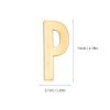 1-Piece Metal Self-Adhesive Letter A–Z, Gold, 7 × 3 cm view 2
