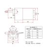 37GB520 Gear Motor, Miniature DC, 12 V/24 V, Eccentric Shaft Speed Control, Low-Speed Motor (200 rpm at 12 V) view 4