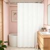 LIHUANE White Shower Curtain 160 x 280 cm, Waterproof, Mold-Resistant view 1