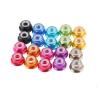 Anodized Flange Lock Nuts, 10-Piece Set, M2–M6, Multicolor Aluminum with Nylon Insert (Black-M2.5) view 3