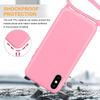 GoodcAcy Phone Lanyard Case for iPhone XS Max, Pink view 2