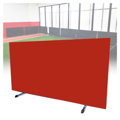 Table Tennis Ball Barriers, Removable Billiard Table Barriers, Portable Temporary Barriers, Red, 140 x 75 cm, 10-Pack