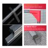 Table Tennis Ball Barriers, Removable Billiard Table Barriers, Portable Temporary Barriers, Red, 140 x 75 cm, 10-Pack view 4