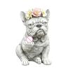 Bulldog Planter Pot, 5.9 x 3.9 Inches view 1