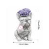 Bulldog Planter Pot, 5.9 x 3.9 Inches view 2