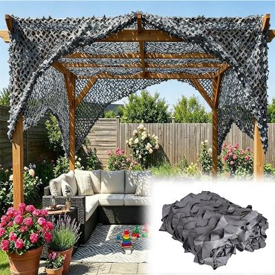 Lightweight Gray Camouflage Net 5 x 7 m (16.4 x 23 ft)