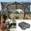 Lightweight Gray Camouflage Net 5 x 7 m (16.4 x 23 ft) view 1
