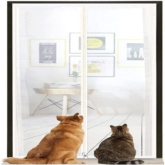BANTASE Cat Screen Door for Balcony, 100 x 220 cm