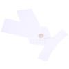 Adfaga Pre-Tied Cotton Riding Tie with Brooch, White, 12.6 x 8.1 in view 3