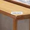 CMYAOYC Solid Wood Patio Bar Table, Easy-Care Beer Table for Kitchen, Dining Room & Bistro Areas (140 x 40 x 75 cm) view 4