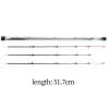QLoztyse 3-Piece Carp Rod Set, Feeder Rod, All-Purpose Jigging Rod, Fishing Rod Accessories with Guide Ring Extension, Carp Rod, 0.72 Fiberglass view 3