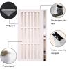 ZYJIX No-Drill Accordion Door with Aluminum Frame and Acrylic Panel view 3